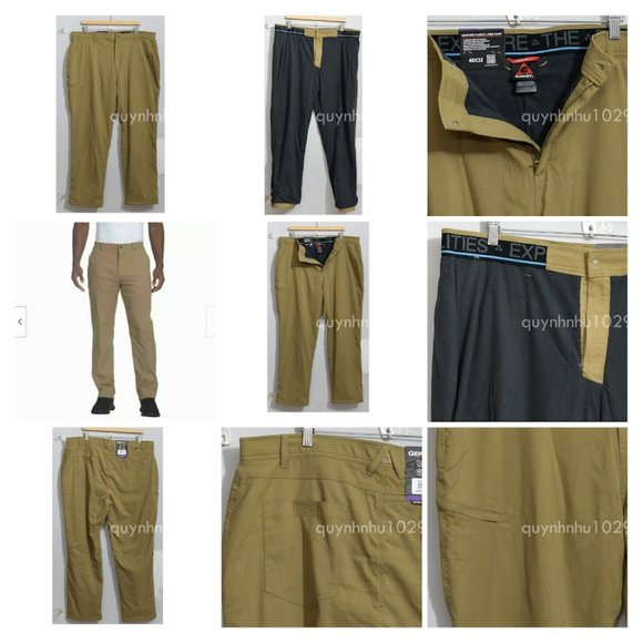 Gerry Men's Venture Comfort Stretch Fleece Lined Pants
